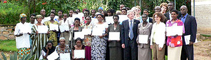 Business Training graduates, USAID, RAP - Gitarama, May 2006
